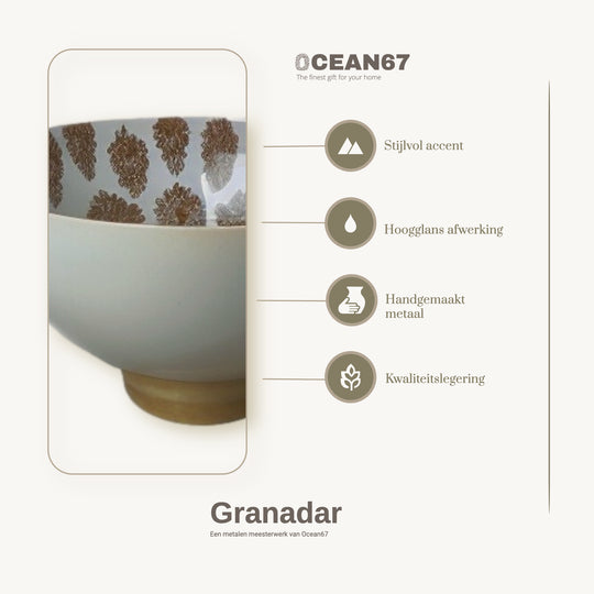 Deco schaal set van 3 Granadar