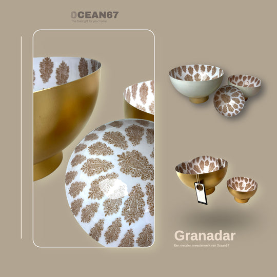 Deco schaal set van 3 Granadar