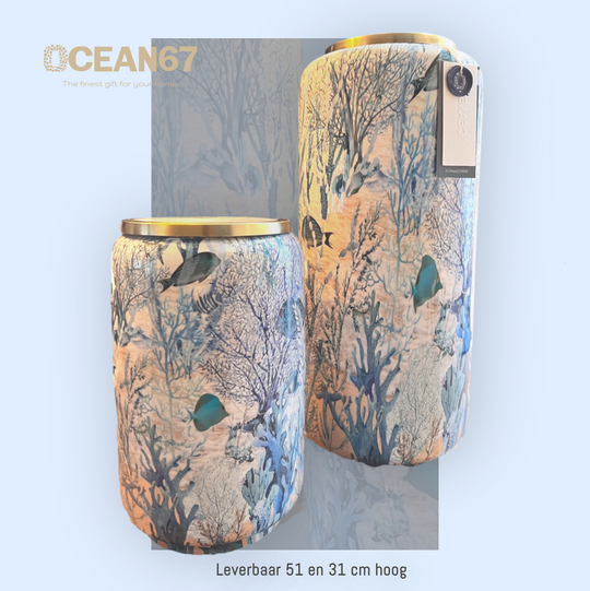 Malaga Vaas - Ocean Blue - Groot